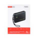 پاوربانک فست شارژ Tranyoo 65W 70000mAh مدل T-L7 - مشکی - Image 2
